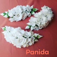 ราคา ช่อเอื้องประดับพานหรือทำ ช่อดอกดอกไม้ติดผมเจ้าสาว (7544441412)