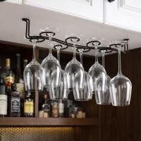 ราคา LynhDecor - ชั้นวางแก้วไวน์สีบรอนซ์โบราณประเภท 8 แก้ว NT032B (57805659096)