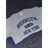 ราคา (G) เสื้อยืดสีเทา Brooklyn - Delta pro weight มือสอง ราคาถูก พร้อมส่ง (27111807738)