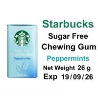 ราคา Starbucks Chewing Gum Sugar Free Peppermints หมากฝรั่ง เปปเปอร์มินต์ ปราศจากน้ำตาล สตาร์บัคส์ (27378835950)