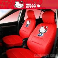 ราคา หุ้มเบาะหนัง PVC คิตตี้ Hello Kitty (Kitty I AM PVC) ลิขสิทธิ์แท้ #ชุดหุ้มเบาะรถ หุ้มเบาะรถ เบาะหนัง (12213392968)