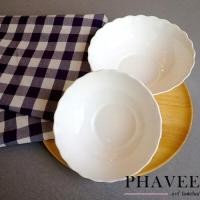 ราคา ชาม 8 " ชุดชามจานแก้วโอปอล สามารถเข้าไมโครเวฟได้ ชุดดินเนอร์ ของขวัญ Tableware อุปกรณ์บนโต๊ะอาหาร จาน ชาม. (3432445059)