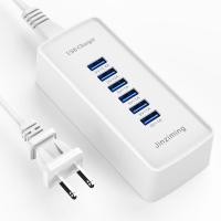 ราคา 30W Multi-Port USB Charger 5V2.4A โทรศัพท์มือถือ Pad6-Port USB Fast Charge Charger แหล่ง (55704335642)