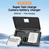 ราคา Palo NP-BG1 แบตเตอรี่ 800mAh และเครื่องชาร์จสําหรับ Sony HX5V HX7V HX9V HX10V HX30 H70 H55 (26117754478)