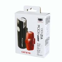 ราคา SET ไฟหน้า-หลัง Cateye Japan ไฟหน้า Cateye AMPP400S และ ไฟท้าย Cateye Viz150 (24763806304)