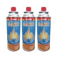 ราคา แพ็ค 3 กระป๋อง แก๊สกระป๋อง กระป๋องละ 250 กรัมx 3 กระป๋อง ตรา GAZU (45855359572)