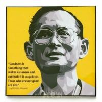 ราคา รูปภาพ King ในหลวง รัชกาลที่ 9 ขนาดใหญ่​พร้อบกรอบ รูปภาพ​ติด​ผนัง​ pop art กรอบรูปพร้อมแขวน แต่งบ้าน ของขวัญ ของสะสม (6454198559)