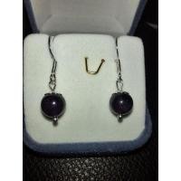 ราคา ต่างหูอเมทิสต์ Amethyst เงินแท้ 92.5% ❤ส่งฟรี❤ (13430975804)