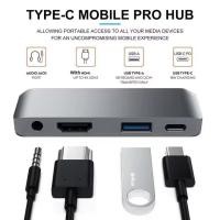 ราคา 4 in 1 HUB USB to Type CA พร้อม HDMI 3.5 Audio หูฟังเอาต์พุตขยายอะแดปเตอร์ตัวแปลงวิดีโอสําหรับ iPad Pro 2018 สาย Splitter (42667091851)