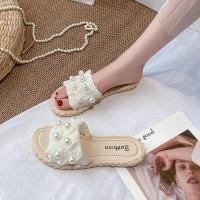 ราคา รองเท้าแตะ รองเท้าแตะผู้หญิง สวมผ้ามุก ราคาส่ง ขายส่ง รองเท้าแฟชั่นเกาหลี (24464056386)