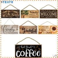 ราคา Teath ป้าย Welcome Plaques Rustic Home สําหรับแขวนตกแต่งผนังบ้าน (16082936192)