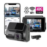 ราคา M700 4K Dach cam CPU 96670 กล่องหน้า4K+ กล้องหลัง 2K+ GPS + WIFI (27203008918)
