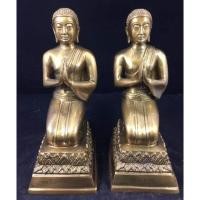 ราคา พระอัครสาวก พระโมคคัลลา พระสารีบุตร งานทองเหลือง (2244307414)