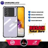 ราคา Samsung A72 Armor Fusion Slide กล้องป้องกันโปร่งใสปลอกพรีเมี่ยม (41124588204)