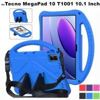 ราคา for Tecno MegaPad 10 T1001 10.1 Inch 2024 Case EVA Portable Shockproof Kids Safe Handle Stand Shockproof Tablet Cover (27271649070)