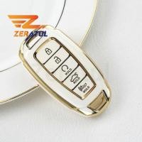 ราคา 5 Buttons TPU Car Key Fob Cover Case Cover Remote Shell Holder Protector for Hyundai Palisade Elantra 2020 2021 2022 Acc (24241596242)