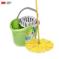 ราคา สก๊อตช์-ไบรต์® เยลโล่ม็อบ Yellow Mop Scotch-Brite® Twist Mop Bucket Green สก๊อตช์-ไบรต์ ถังบิดม็อบ (7367181282)