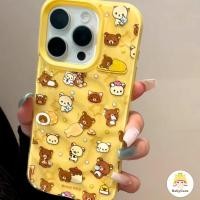 ราคา เคสไอโฟน 13 สำหรับ iPhone 11 15 16 13 14 12 Pro Max 15 14 16 6 6S Plus XR X XS ผ้าคลุมลายคลื่นน้ำลายหมีน่ารัก (41412300456)