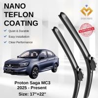 ราคา Proton Saga MC3 Premium Japan Tech ใบปัดน้ําฝนรถยนต์ 17+22 ประเภท 01 ปราศจากริ้ว ทนทาน ติดตั้งง่าย + (57356607595)