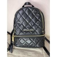 ราคา MK แท้ % (มือสอง) เป้หนังสีดำอะไหล่ทอง (14145250548)