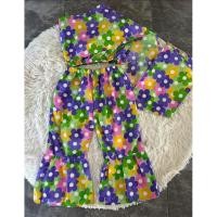 ราคา พร้อมส่งจากไทย❤️ชุดเซ็ต2ชิ้น สไบ+กางเกงขาม้า ลายดอก งานสวย ผ้าดีมากกก (43024680034)