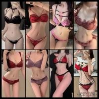 ราคา Ladyชุดชั้นในเซ็กซี่ ชุด sexy บราไร้สาย ชุดสองชิ้น ลูกไม้ซีทรู โชว์อก คอวีลึก โชว์หลัง ราคาถูก ส่งไวจากไทย (42157118242)