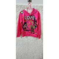 ราคา เสื้อแจ็คเก็ตแขนยาวสีชมพูลาย LOL มีหมวก (27505282096)