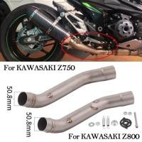 ราคา Slip-On For KAWASAKI Z750 Z 750 2007 - 2014 Z800 Z 800 2013 - 2016 Motorcycle Exhaust Muffler Tube (42728475383)