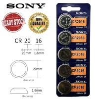 ราคา ของแท้ CR2016 ถ่านกระดุม SONY รุ่น CR2032 / CR2025 / CR2016 / CR1632 / CR1620 / CR1616 / CR1220 3V Lithium Battery (41850900528)