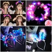 ราคา ที่คาดผม มีไฟรูปโบว์ หูกระต่าย ไฟกระพริบได้ (17678916877)