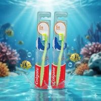ราคา (ยกแพ็ค)คอลเกต แปรงสีฟันขนแปรงนุ่มพิเศษ สำหรับเด็กอายุ 5-9 ปี แพ็คละ 12ด้าม Colgate Toothbrush child (43557756355)