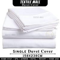 ราคา ผ้านวมและผ้านวม Single Queen King Hotel สีขาวผ้านวมปลอกหมอนหนุน Sarung Bantal (45956327680)