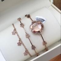 ราคา นาฬิกา Anne Klein สี Rose Gold ประดับเพชร Swarovski สุดคุ้ม 3 in 1 used‼️ (12011038441)
