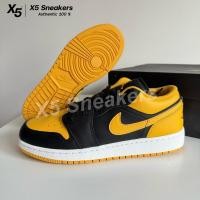 ราคา Nike ของแท้ 100% Air Jordan 1 Low สีเหลืองดำ (40465795077)