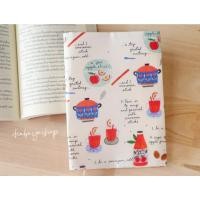 ราคา ปกผ้าใส่หนังสือ ลายดอกไม้ ขนาดa5/b6/การ์ตูน/a6 พร้อมส่ง (29857582782)