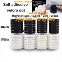 ราคา Velcro dot stick/Strong Dot Velcro เทป 1 ซม./1.5 ซม./2 ซม./2.5 ซม./3 ซม.กาว Velcro Magic เทปตะขอและห่วง (56854395978)