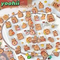 ราคา YOOHII สติ๊กเกอร์บัญชีมือ, สติ๊กเกอร์ฟอง Capybara DIY, สติ๊กเกอร์เครื่องเขียน PVC น้ําตาง่ายแบบใช้ซ้ําได้ (57206405599)