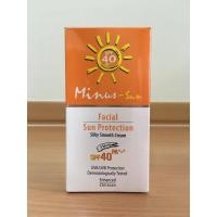 ราคา Minus Sun Facial Sun Protection SPF40 25 g. / ไมนัส ซัน เฟเชียลซันโพรเทคชั่น เอสพีเอฟ40 25 ก. (713365052)