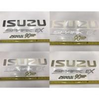 ราคา สติ๊กเกอร์ดั้งเดิมรถ ISUZU 2500Di 90HP SPARK EX สำหรับติดท้ายกระบะ ISUZU TFR (6209107406)
