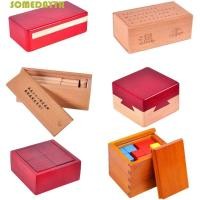 ราคา SOMEDAY ปริศนาพัฒนาสมองไม้, ปลดล็อค Luban ล็อค IQ Puzzle Mind Brain Teaser, IQ Logic เกมสมอง Teaser เปิดกล่องปริศนา 3D 3D ปริศนาไม้เล่นครอบครัว (56100690251)
