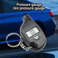 ราคา Key Chain Tire Pressure Gauge Digital Display Car Mini Tire Pressure Gauge (43959270801)