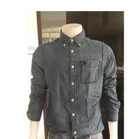 ราคา เสื้อเชิ้ตยีนต์แขนยาว CC OO ไชร์ M มาตรฐานแบรน (752286994)