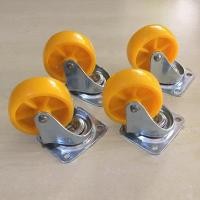 ราคา วงล้อพลาสติก 2โวลต์ - สีทองแข็ง หมุนได้ 360 องศา แบบหนา (5ซม, 6ซม) (51001579585)