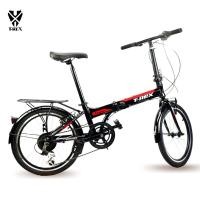 ราคา จักรยานพับได้ล้อ20นิ้วเฟรมตัวถังเป็นอลูมีเกียร์6สปีดจุดพับมีความแข็งแรงu (10294763280)