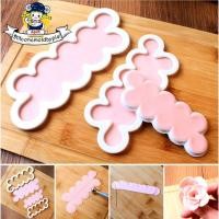 ราคา พิมพ์กดฟองดอง พิมพ์กดดอกไม้ลายกุหลาบแบบม้วนดอก​ ชุด 3 ชิ้นสีขาว (7511412975)