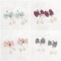ราคา ต่างหูโบว์น่ารักๆห้อยมุก BOW CUTE❤❤ (2291728452)