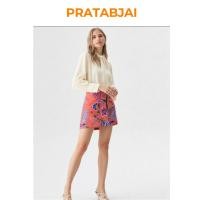 ราคา กางเกงขาสั้นปาเต๊ะ กางเกงผู้หญิง กางเกงผ้าปาเต๊ะ แบบป้ายหน้า ประทับใจปาเต๊ะ (แบบ 006) (28713422376)