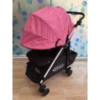 ราคา มือสองJAPANรถเข็นเด็ก ยี่ห้อ GRACO รุ่น Citigraco สีชมพูดำ (10438937314)