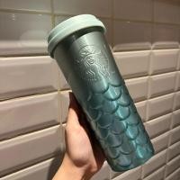ราคา Preloved Tumbler Starbucks Siren Scale Stainless Steel Original Starbucks (29740863466)