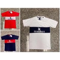 ราคา เสื้อยืด CC double oo ฟรีไซต์งานแบรนด์ งานปักป้ายห้อย ชายหญิงใส่ได้ (4660556128)